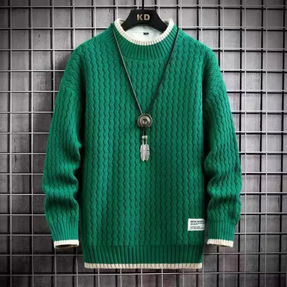 Raul - Pánský svetr Soft Touch Chunky Knit