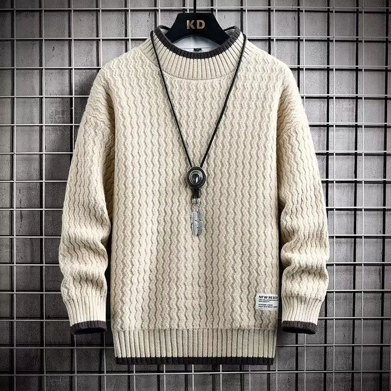 Raul - Pánský svetr Soft Touch Chunky Knit